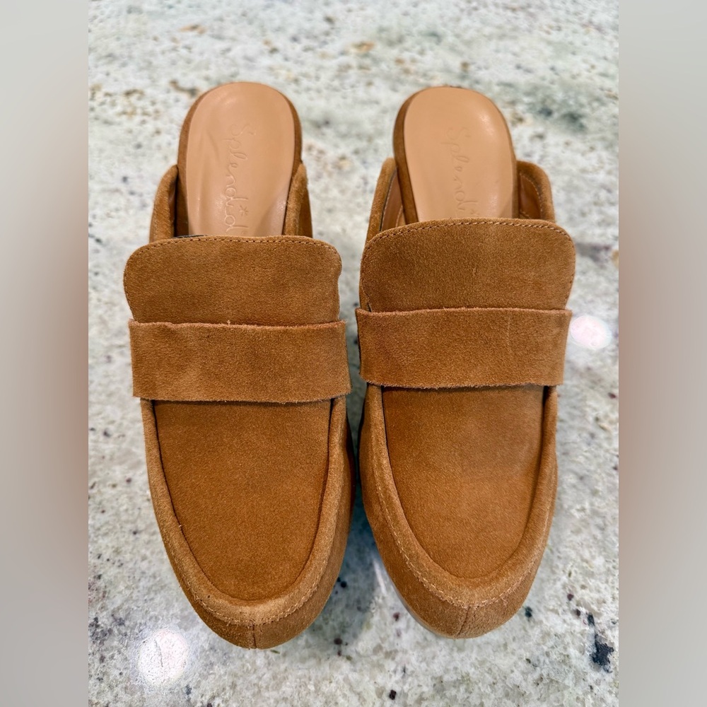 Splendid Super Cute Brown Suede Mules - Picture 7 of 12
